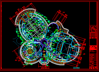 華東建筑設(shè)計(jì)院-上海東方藝術(shù)中心CAD方案設(shè)計(jì)圖